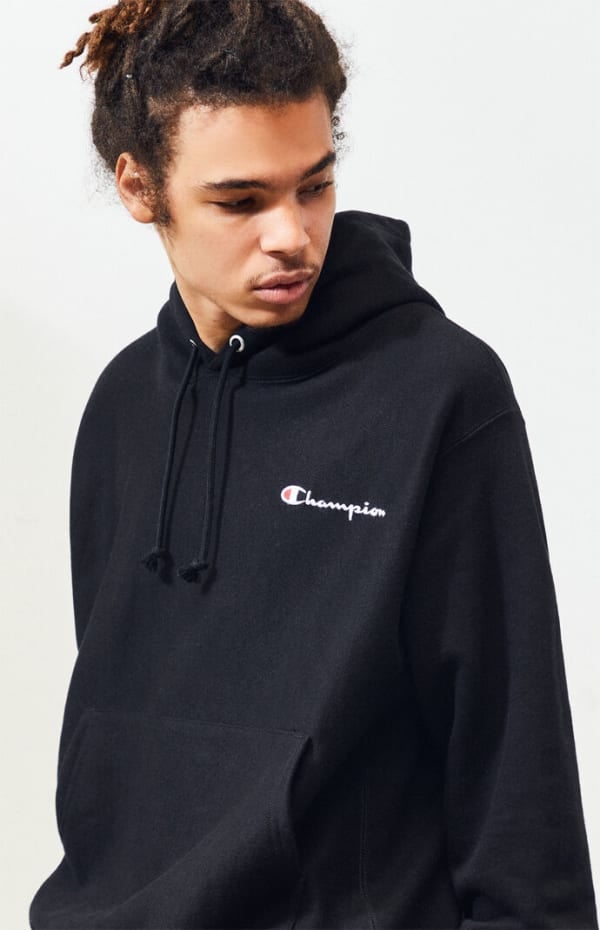 Champion Script Embroidered Reverse Weave Pullover Hoodie freeshipping - leathersea.com