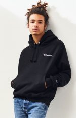 Champion Script Embroidered Reverse Weave Pullover Hoodie freeshipping - leathersea.com