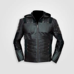 Green Arrow Jacket freeshipping - leathersea.com